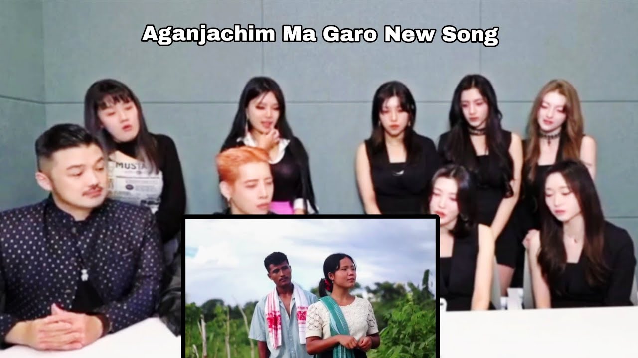Korean Reaction Video || Aganjachim Ma || Garo New Song||
