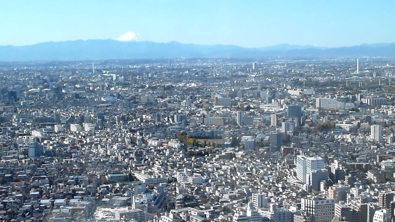 Mt Fuji From Tokyo Metropolitan Government Building At Shinjuku Tokyo Youtube