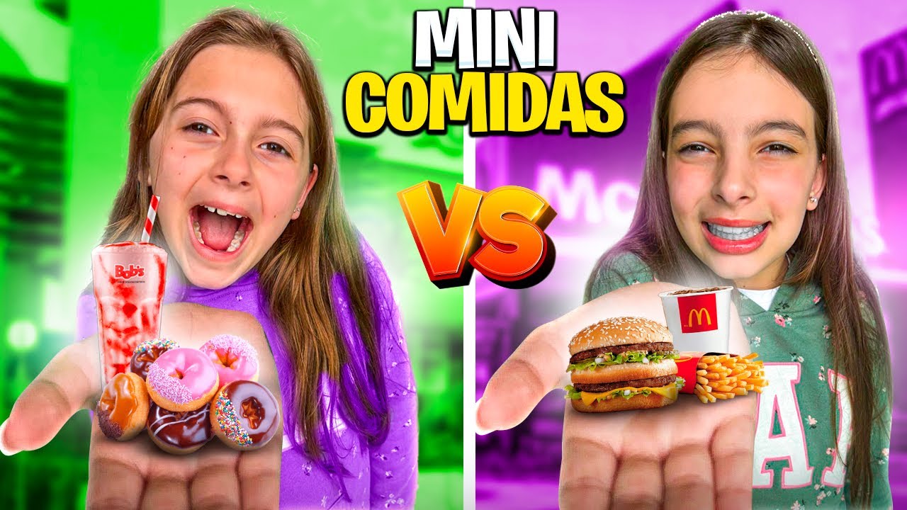 QUEM FIZER O MELHOR DOCE EM MINIATURA VENCE! Desafio em família