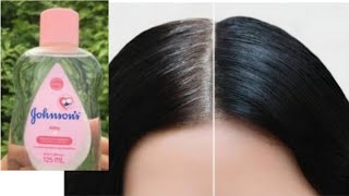 White Hair ➡️ Black Hair Naturally Permanently in 2 Minutes | White hair dye with herb | white hair