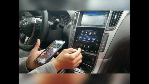 How to get text messages on INFINITI intouch
