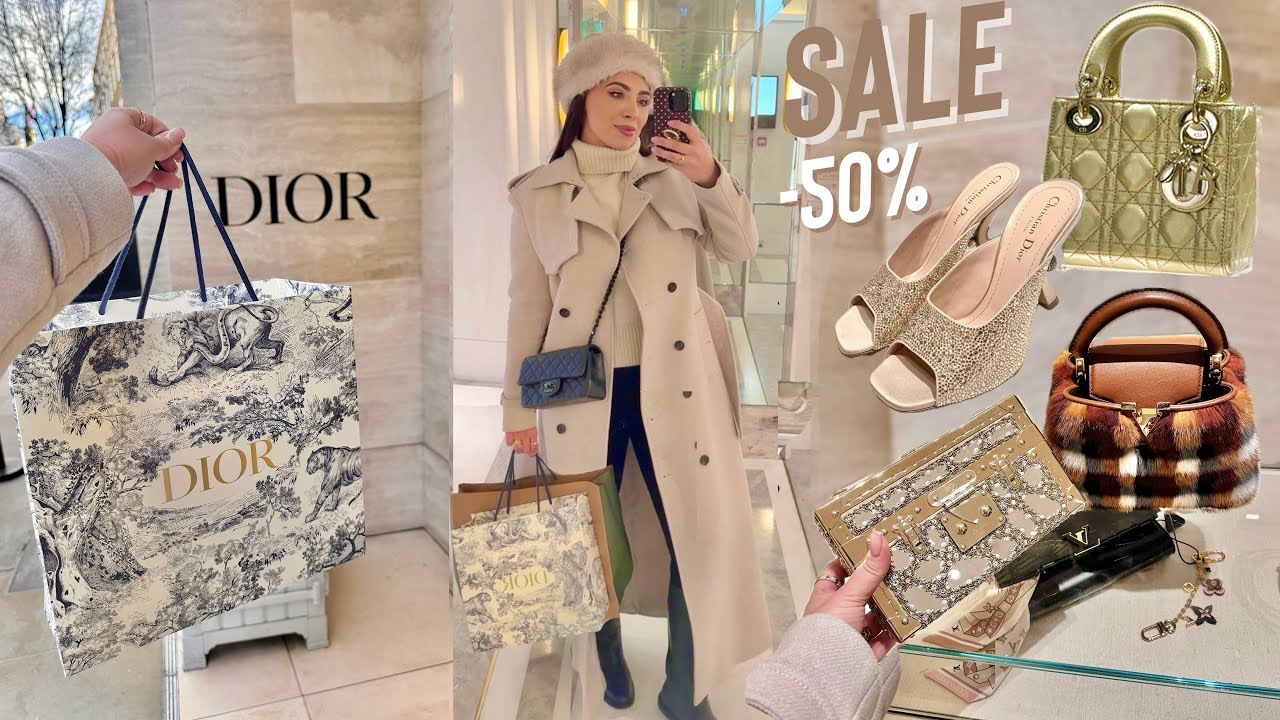 Boxing Day SALE Shopping! Dior 40% OFF, Harrods Shoe Sale & Louis Vuitton, Cartier, YSL