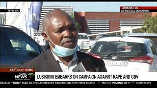 Campaign against rape and Gender-Based Violence in Lusikisiki: Chief Mwelo Nonkonyana