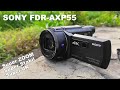 Unboxing & Review Sony FDR AXP55 Indonesia | Tes Zoom Stabilizer