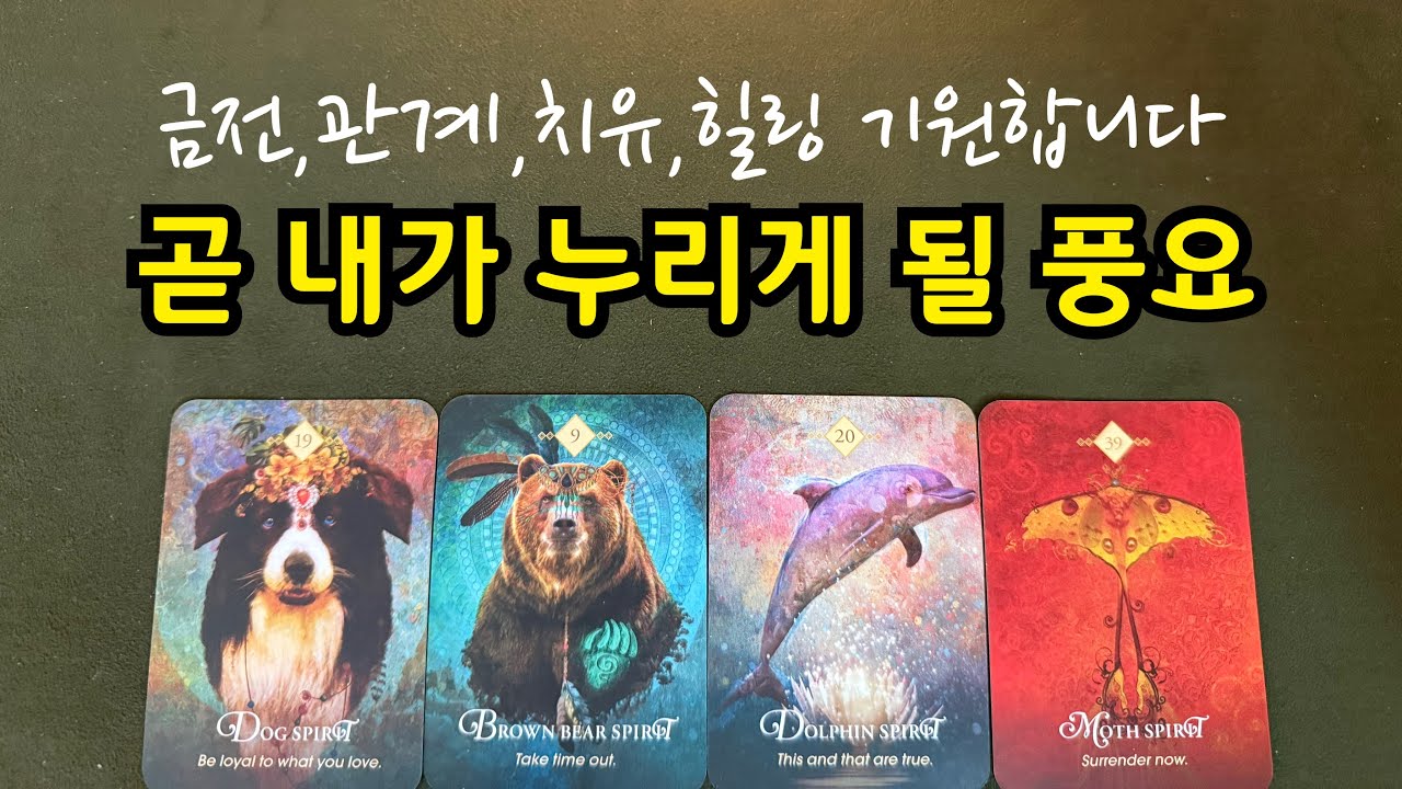 타로-곧 내가 누리게 될 풍요🐳금전대박 기원합니다🧧