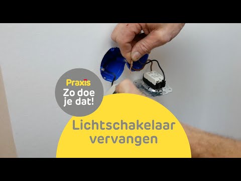 Video: Hoe verwijder je een lichtschakelaar van een dimmerschakelaar?