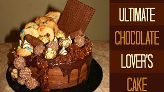 Today i show you how to make the ultimate chocolate lover's cake! if
your a lover there's no way won't love this cake, topped with so many
choc...