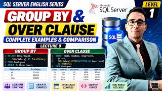 Learn SQL Server Eng  | Group by and Over Clause  | L9