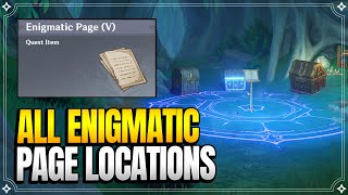 All 12 Enigmatic Pages Locations | World Quests & Puzzles |【Genshin Impact】