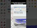 🌳 One-Click Trees on Contour Terrain in SketchUp! #shorts