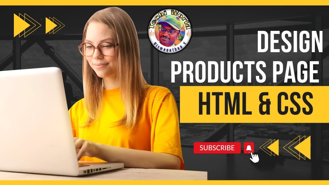 Products Page Design | Using HTML and CSS | தமிழ் - YouTube