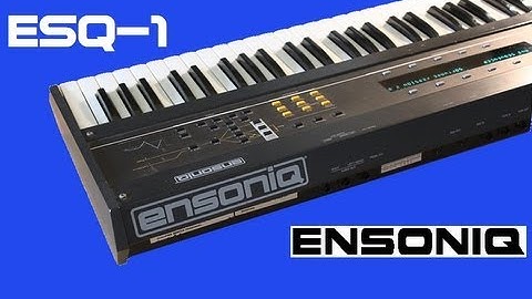 ENSONIQ ESQ-1 Synth 1986 | DEMO