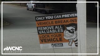 South Charlotte neighbors on edge after several vehicle break-ins