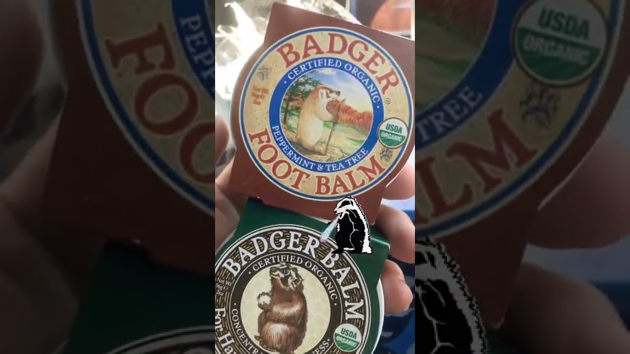 Badger 🦡  hand ✋ and foot🦶balm