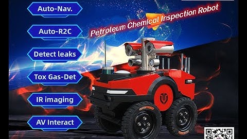Intelligent AGV wheeled explosion proof security patrol inspection robot #robotics