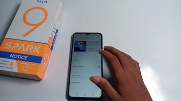 how to set font size in tecno spark 9