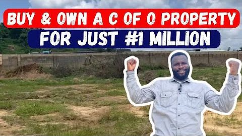 RESIDENTIAL LAND WITH C OF O TITLE FOR SALE IN IBADAN CLOSE TO UCH AND AIRPORT