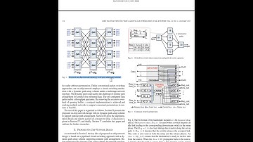 Design and Implementation of an On-Chip Permutation Network for Multiprocessor System-On-Chip