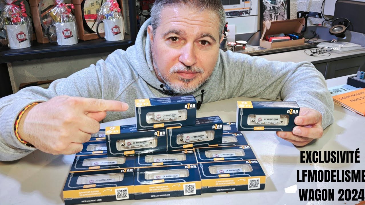 Azar W03-LSP coffret de 3 wagons courts bâchés - LOGSERV - Z