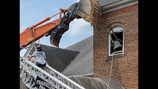 Franklinville UMC Church demolition