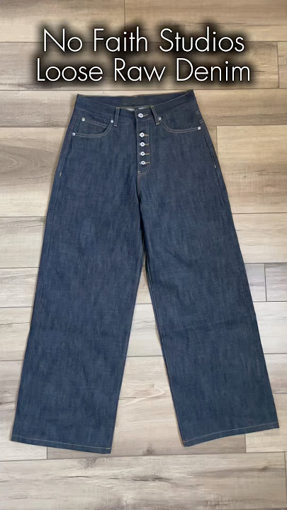 No Faith Studios Loose Raw Denim #denim #music #hiphop #fashion #playboicarti