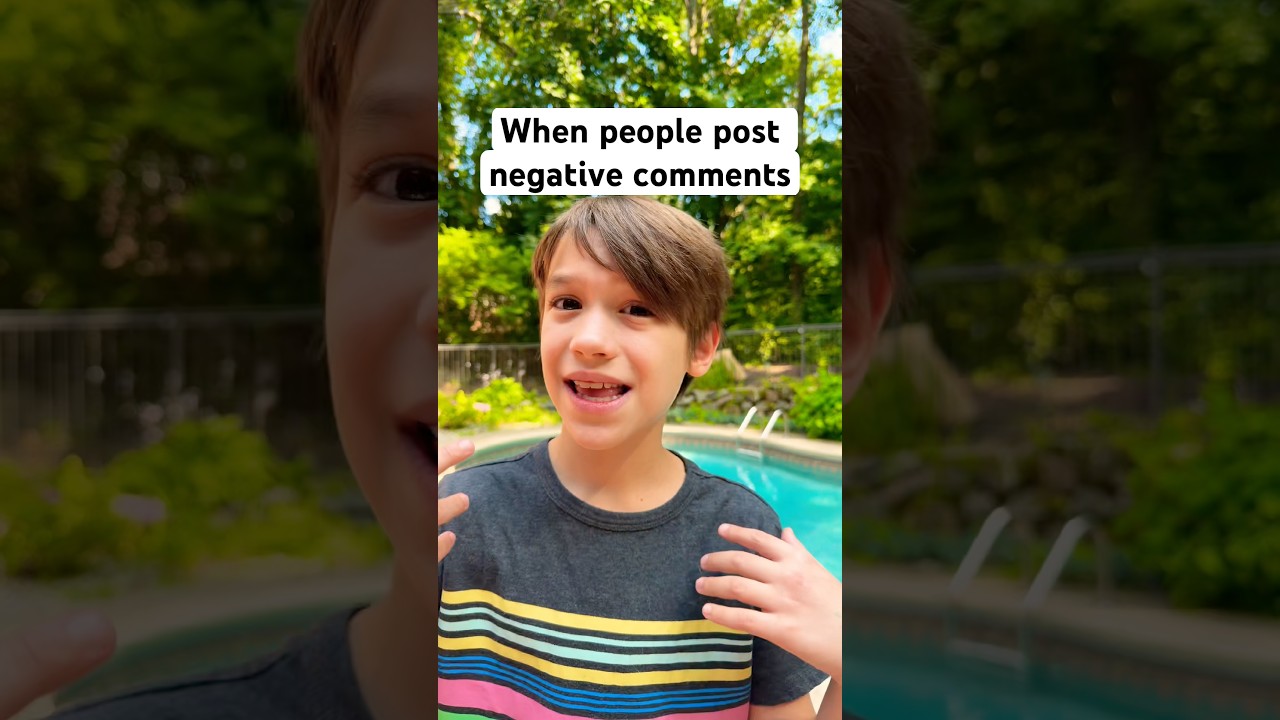 When people post negative comments