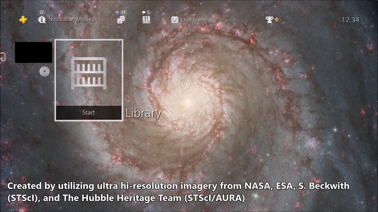 4K Whirlpool Galaxy (M51) Dynamic Theme