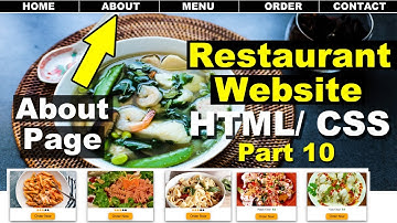 How to create a website like Swiggy and Zomato with HTML/CSS,  Website for restaurant using HTML/CSS