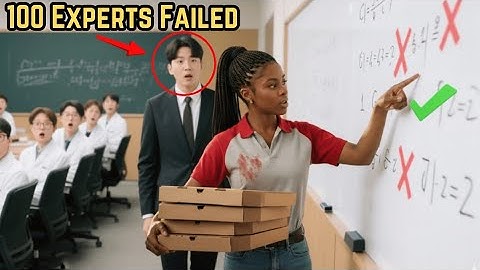 100 Experts Failed The Math Puzzle—Until a Poor Black Delivery Girl Passed By & Solved It in 3s