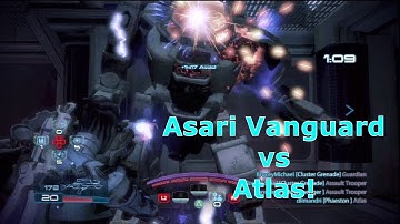 Asari Vanguard vs Atlas! Quick tips & Strategy Mass Effect 3 ME3 Multiplayer PS3 HD