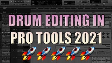 Editing Drums in Pro Tools 2021.6 (Auto-Align, Beat Detective, Massey DRT) Tutorial