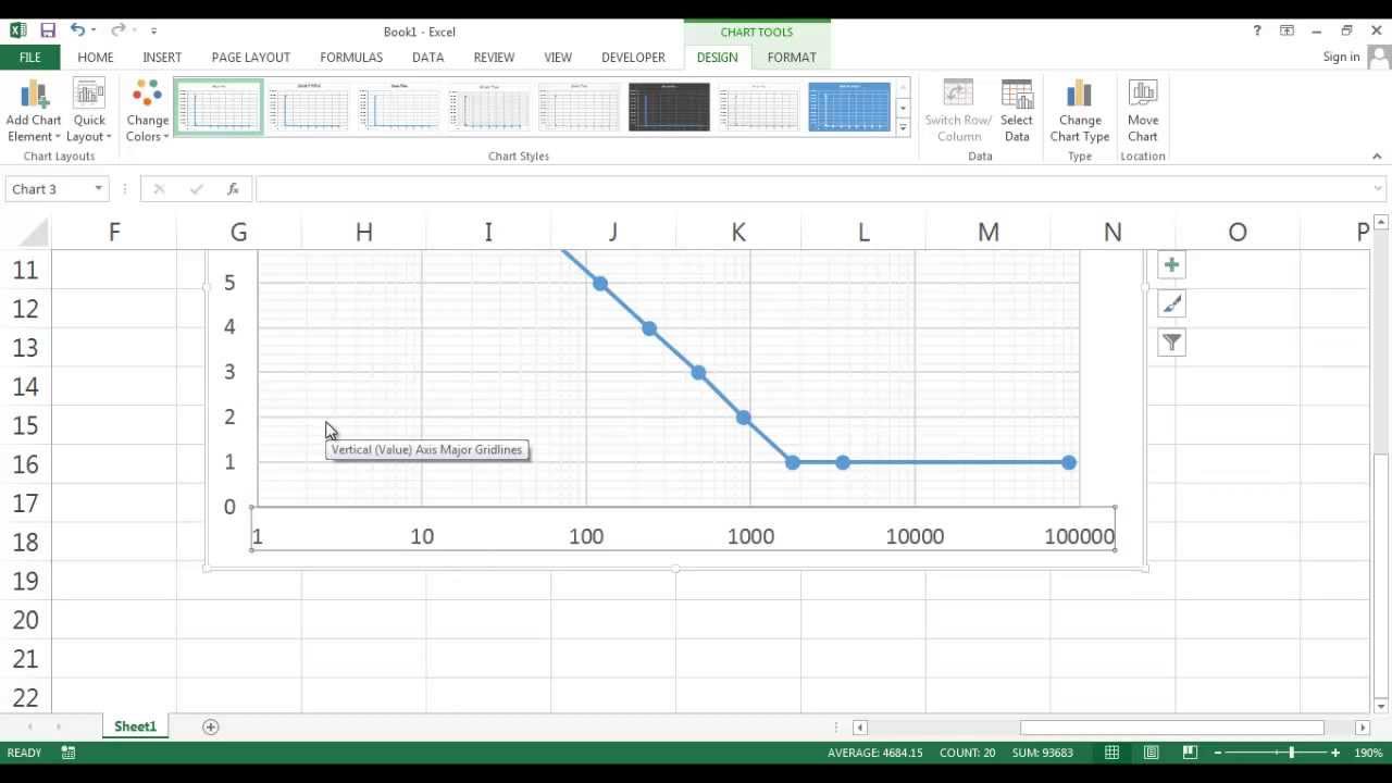 Create Line Chart In Excel 2016