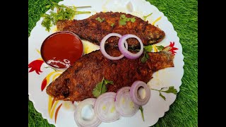 Easy and tasty masala fish fry।। whole fish fry।।গোটা মাছের ফ্রাই।।@PayelJana.smjt.17