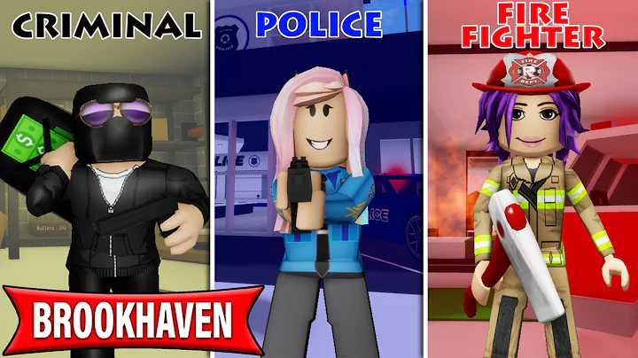 I roleplayed jobs in Brookhaven with Janet and Kat...