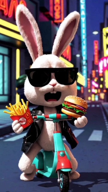 Little Rabbit Fall with bike and Crying ๐๐๐ #rabbit #Sadrabbit # ...