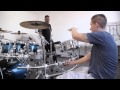 Cymbal Arrangement on James Agnew's New Rack | Brent's Hang pt2