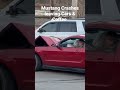 Ford Mustang Crashes Leaving Cars & Coffee! #cars #Mustang #fails #funny