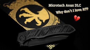 Microtech Anax DLC - These could have been great - Both variants reviewed