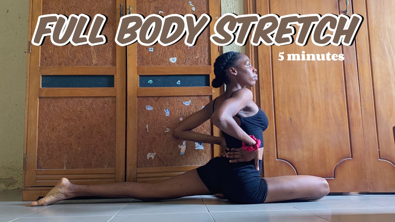 5 min full body stretching routine | fast and effective - YouTube