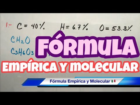 Vídeo: Què és la fórmula empírica i la fórmula molecular?