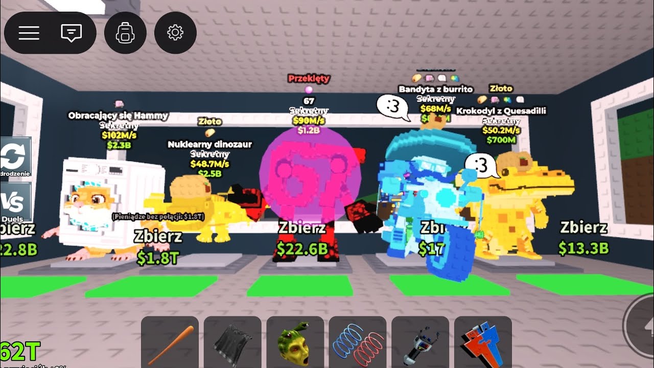 Najlepszy admin abuse nowa machina w steal a brainrot🥳