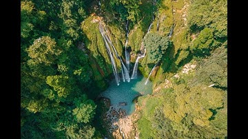 Cảnh đẹp mê hồn của thác Nàng Tiên ở Mộc Châu - fairy waterfall in Moc Chau