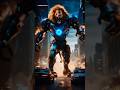 The Flame King Awakens | Giant Lion Walks Urban Nightscape #mecha #transformers #shorts #shortsfeed