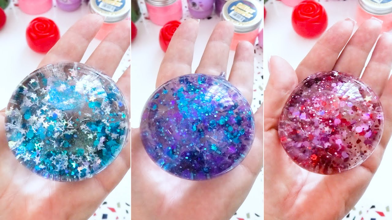 Making SQUISHIES balls using double-sided silicone tape and Water 