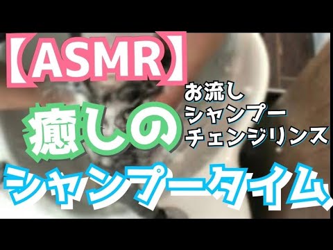 【ASMR】癒しのshampoo Time 水と泡の音色