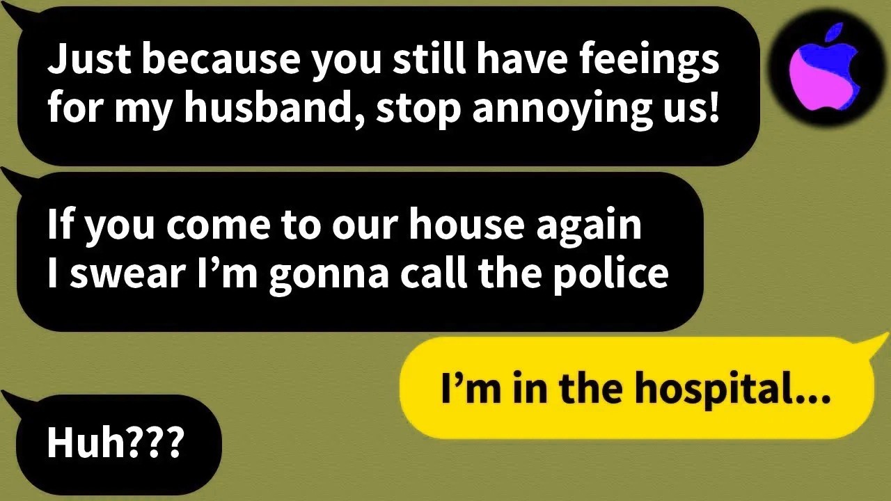 【Apple】 I got a message from the woman who stole my husband threatening to call the cops