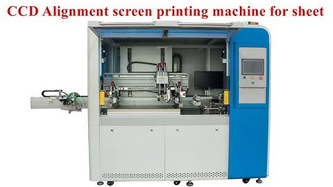 CCD auto alignment screen printing machine, screen printer, silkscreen press#CCD #screenprinter
