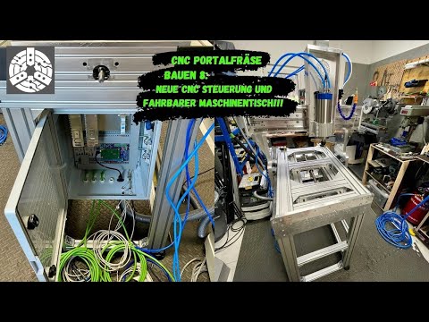 CNC portal milling machine build 8 - CNC control and mobile machine table