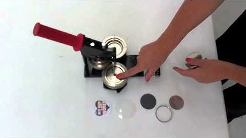 How to make a compact mirror using a Tecre Badge Machine