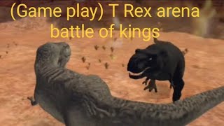 (Game play) T Rex arena battle of kings screenshot 4